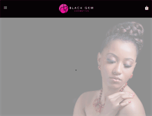 Tablet Screenshot of blackgemcosmetics.com